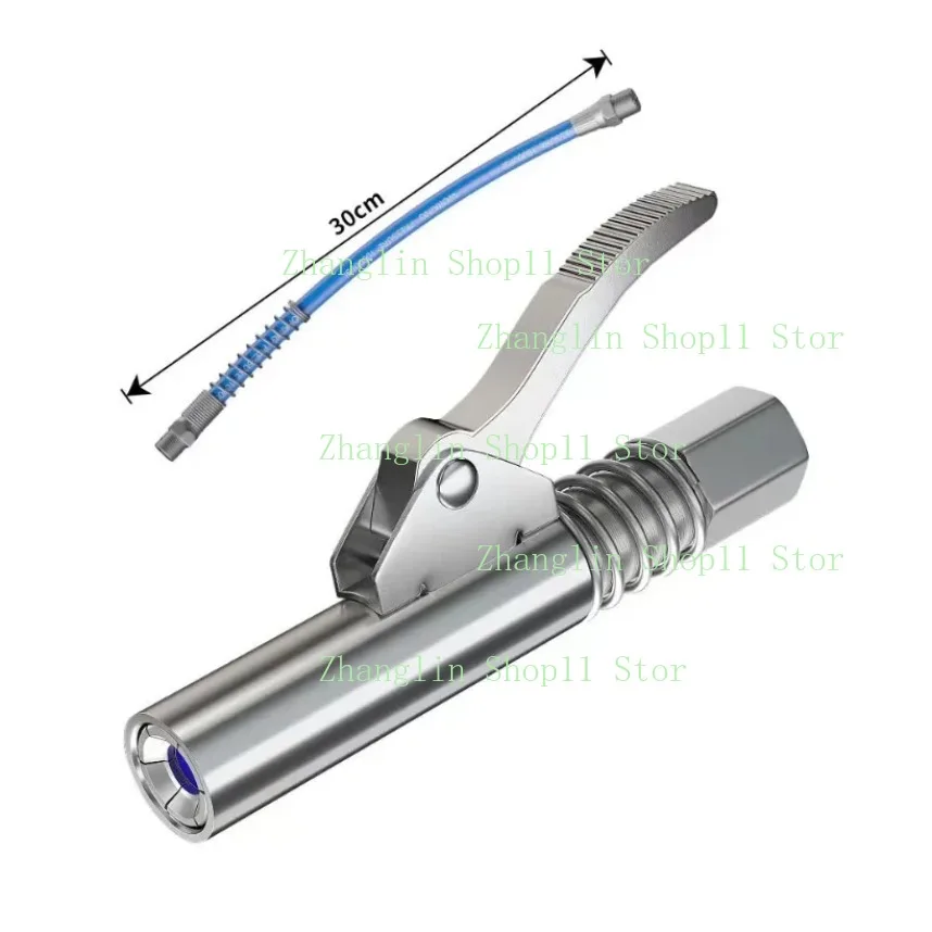 Nuevo acoplador de grasa acoplador de pistola de engrase de liberación rápida de alta resistencia NPTI/8 10000PSI dos prensas accesorios fáciles de empujar - imagen 4