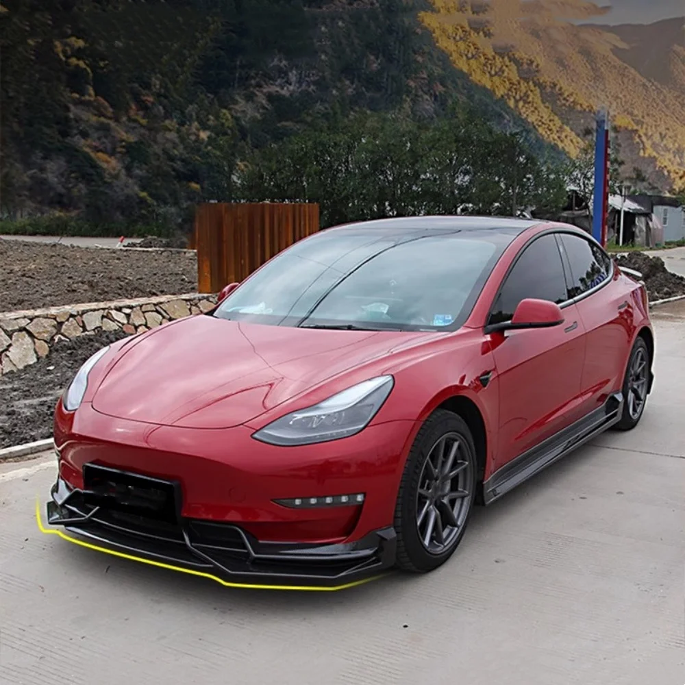 Kit aerodinámico Tesla Model 3 – alerón, spoiler y faldas laterales - imagen 5