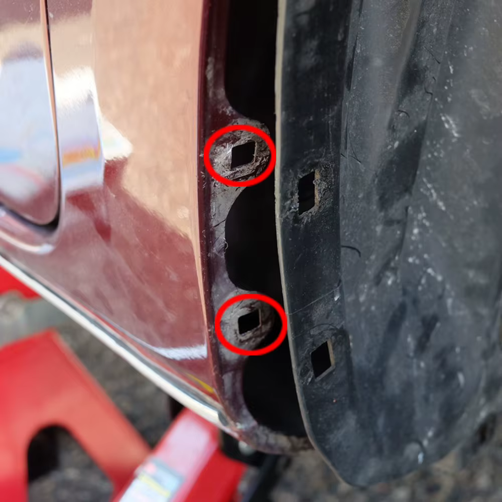 Protector de paso de rueda Chevrolet Captiva C100/C140 2006-2017 - imagen 4
