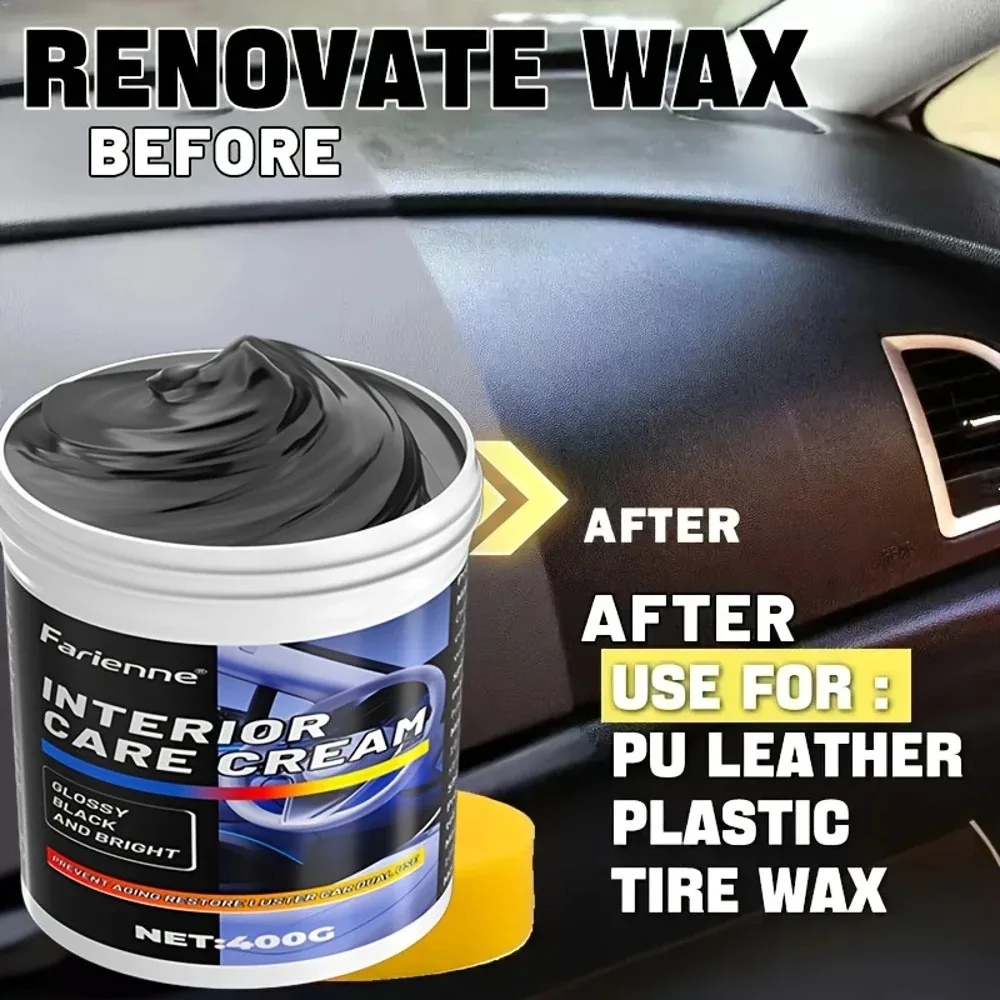 Cera renovadora de plásticos para coche, restaura y protege - imagen 3