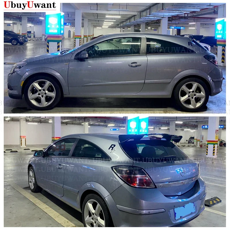 Para OPEL / VAUXHALL ASTRA H Spoiler Material ABS alerón trasero de coche Primer Color alerón trasero 2004 - 2011 accesorios de coche - imagen 4
