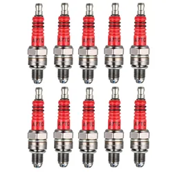 Bujía A7TC 3 electrodos 10mm alta rendimiento – Kart, ATV, Dirt Bike 50-150cc