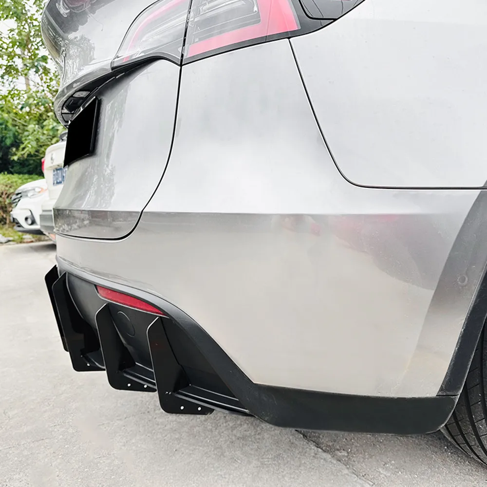 Kit difusor trasero Tesla Model Y divisor alerón – 2019-2024 - imagen 4