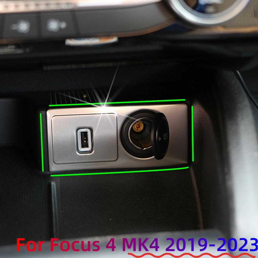 Tapa encendedor acero inoxidable Ford Focus MK4 2019-2023 - imagen 2