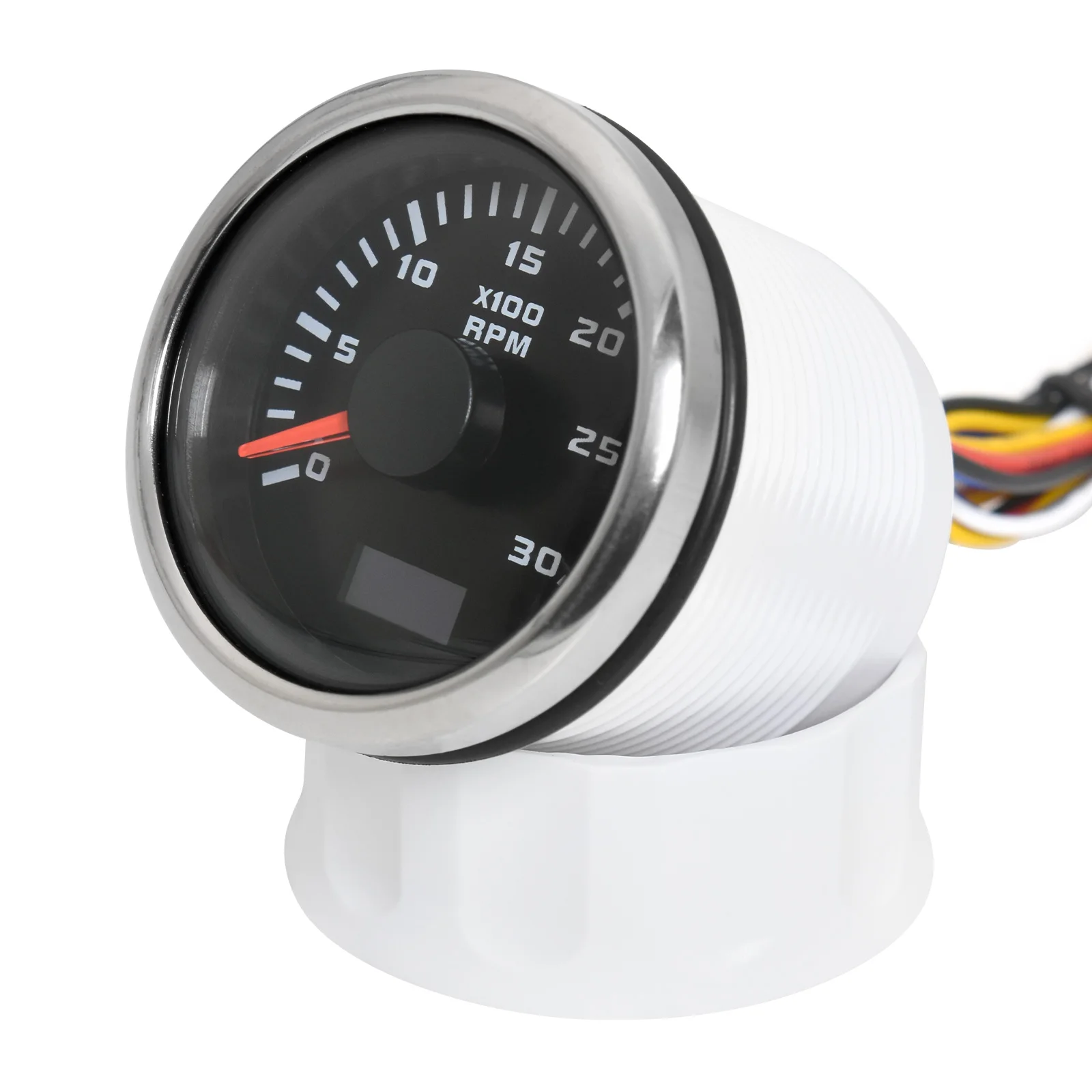 Tacómetro LCD 52mm resistente agua motor diésel marino 3000-8000RPM - imagen 3