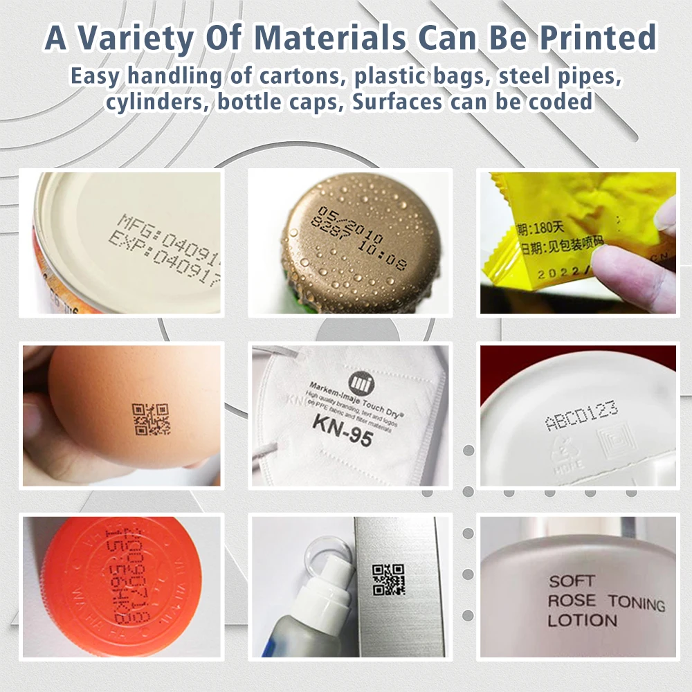 Impresoras de inyección de tinta CIJ digitales portátiles Mini HD 600dpi 12,7 mm para sublimación de etiquetas de tela de madera - imagen 5