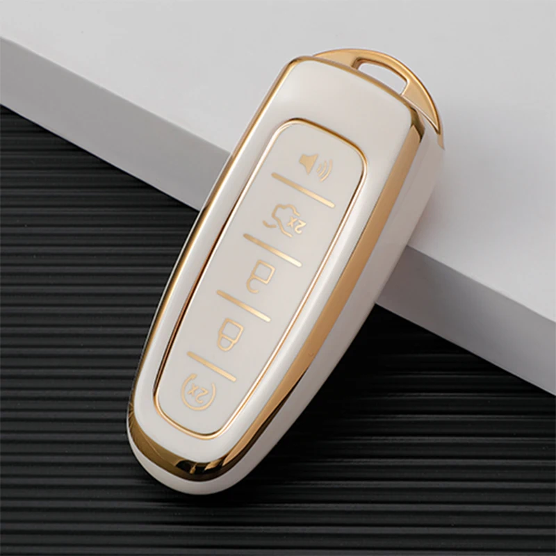 Detalle de la funda para mando de coche