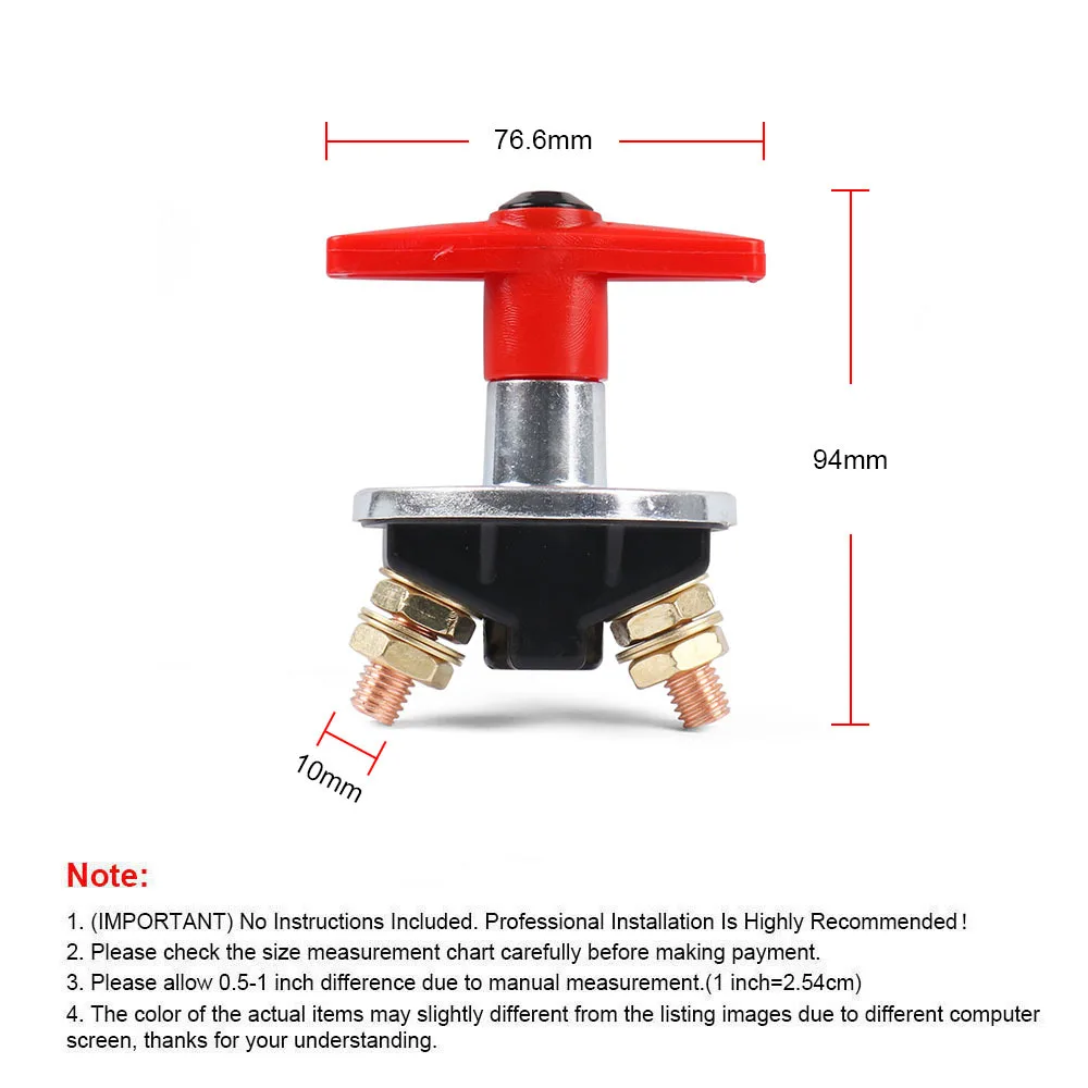 Aislador de batería 12/24 V para coche, barco y camper - imagen 2