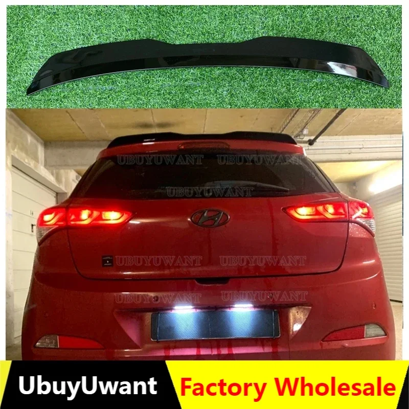 Alerón trasero ABS negro brillante para Hyundai i30 e i20