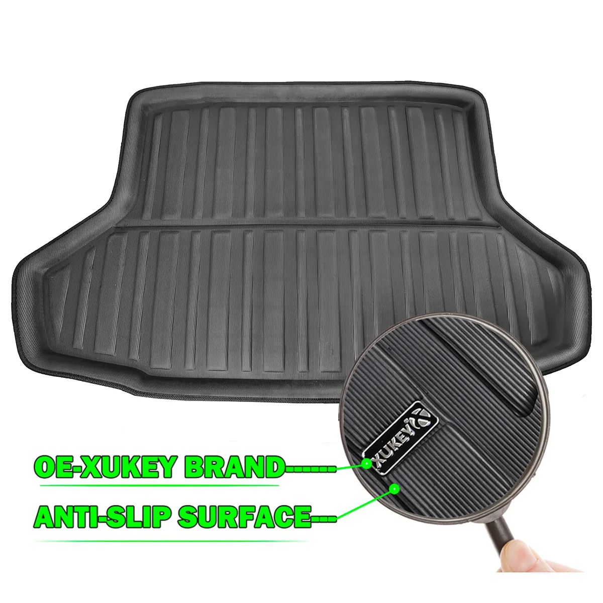 Bandeja de carga para maletero trasero, alfombrilla de alta resistencia para Honda CIVIC 4dr sedan saloon 2022 2023 TPE EVA - imagen 3