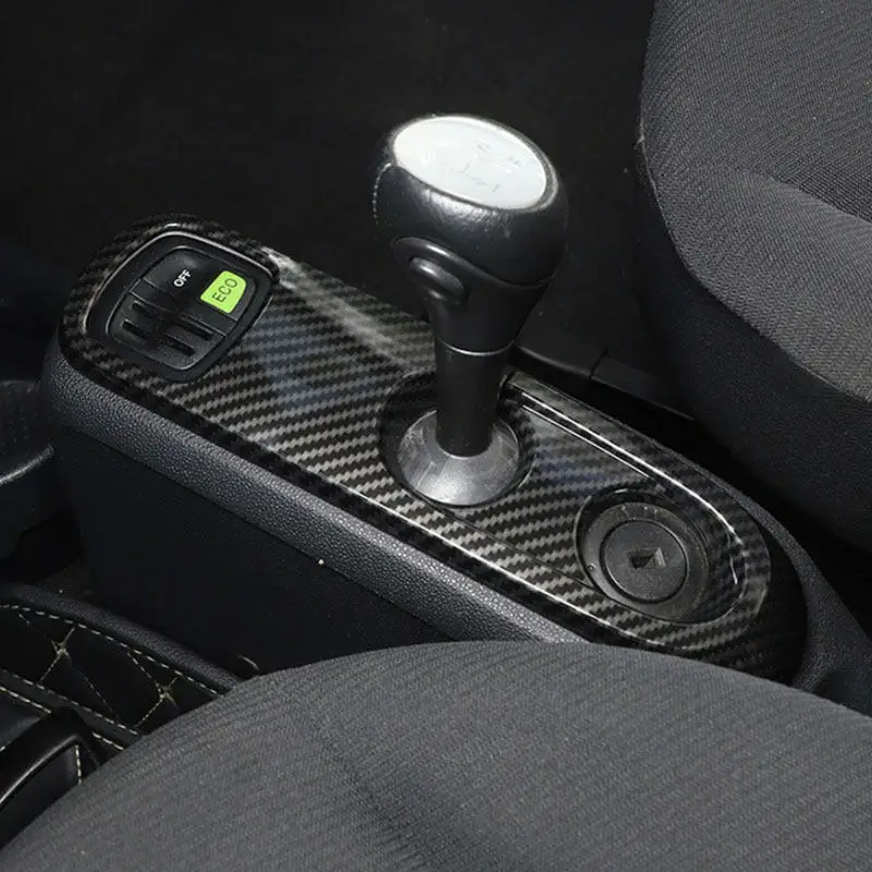 Moldura consola central fibra de carbono Smart Fortwo 451 (2009-2015)