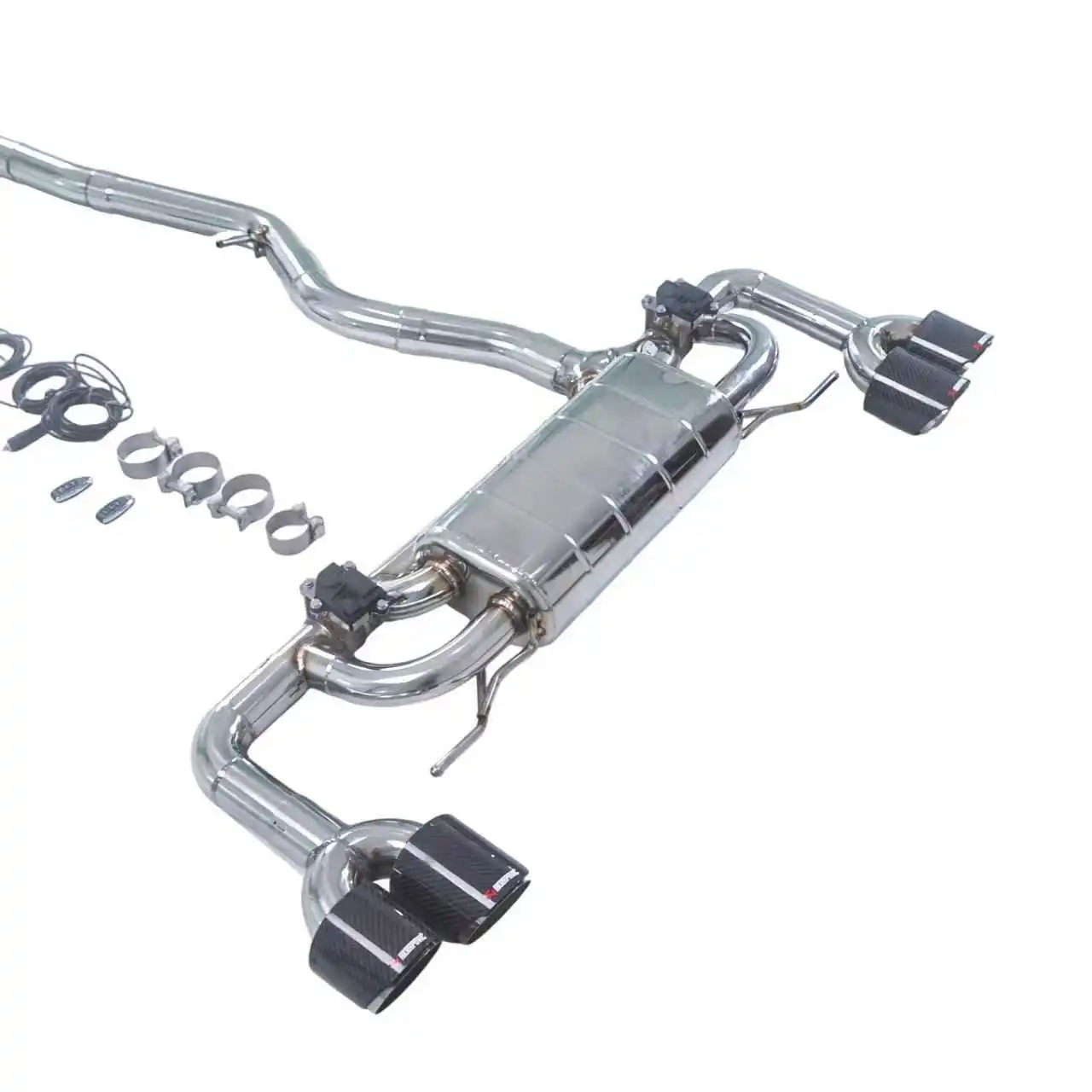 Escape Catback GFC con válvulas de rendimiento – BMW G22 2.0T - imagen 2