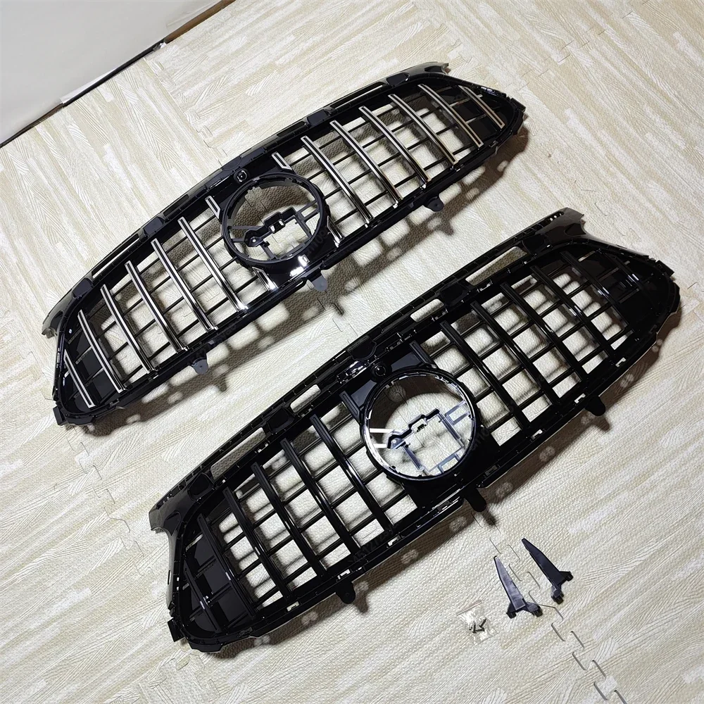 Parrillas de parachoques delantero estilo GT para Mercedes Benz Clase GLA H247 GLA35 GLA45 180 200 250 AMG Line 2020-2023 Bodykits Tuning - imagen 4