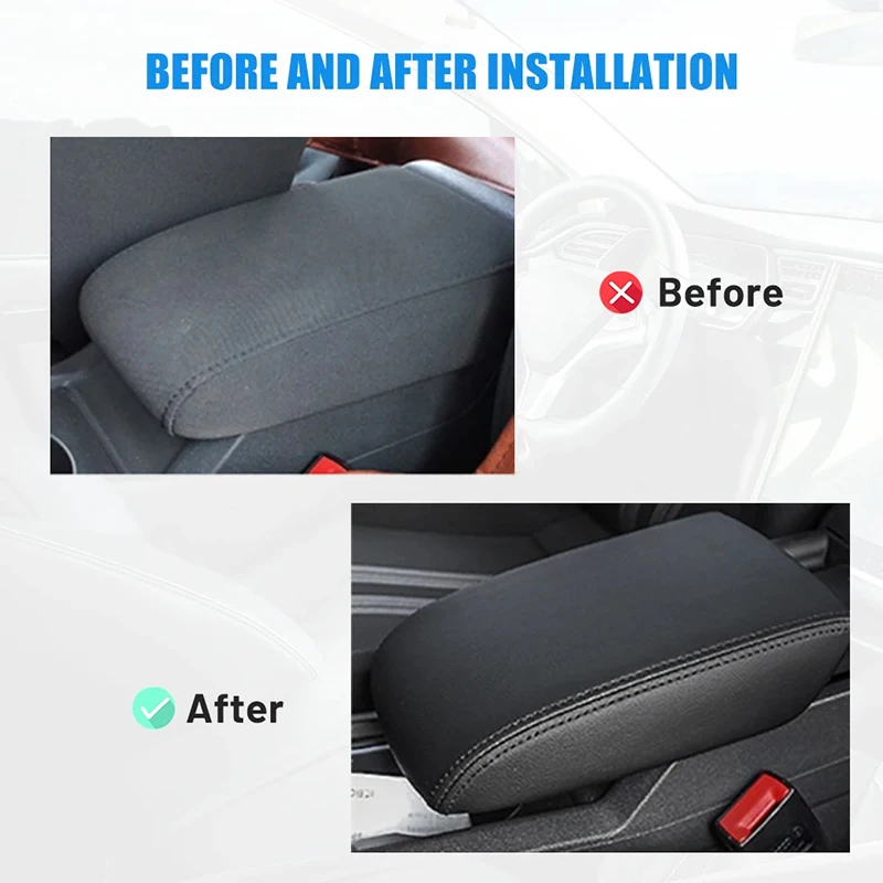 Tapa de consola central cuero PU Hyundai Tucson 2015-2018 - imagen 5
