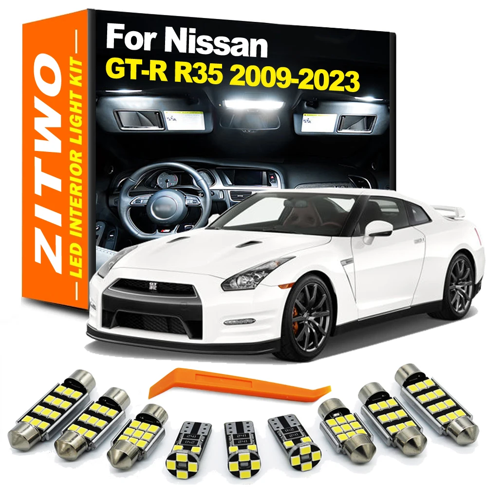 ZITWO Kit bombillas LED interiores Nissan GT-R R35 2009-2023
