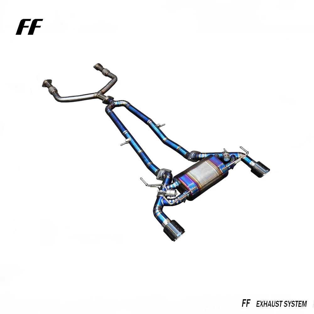 Nissan Catback titanio para 350Z y 370Z - sistema de escape alto flujo - imagen 2