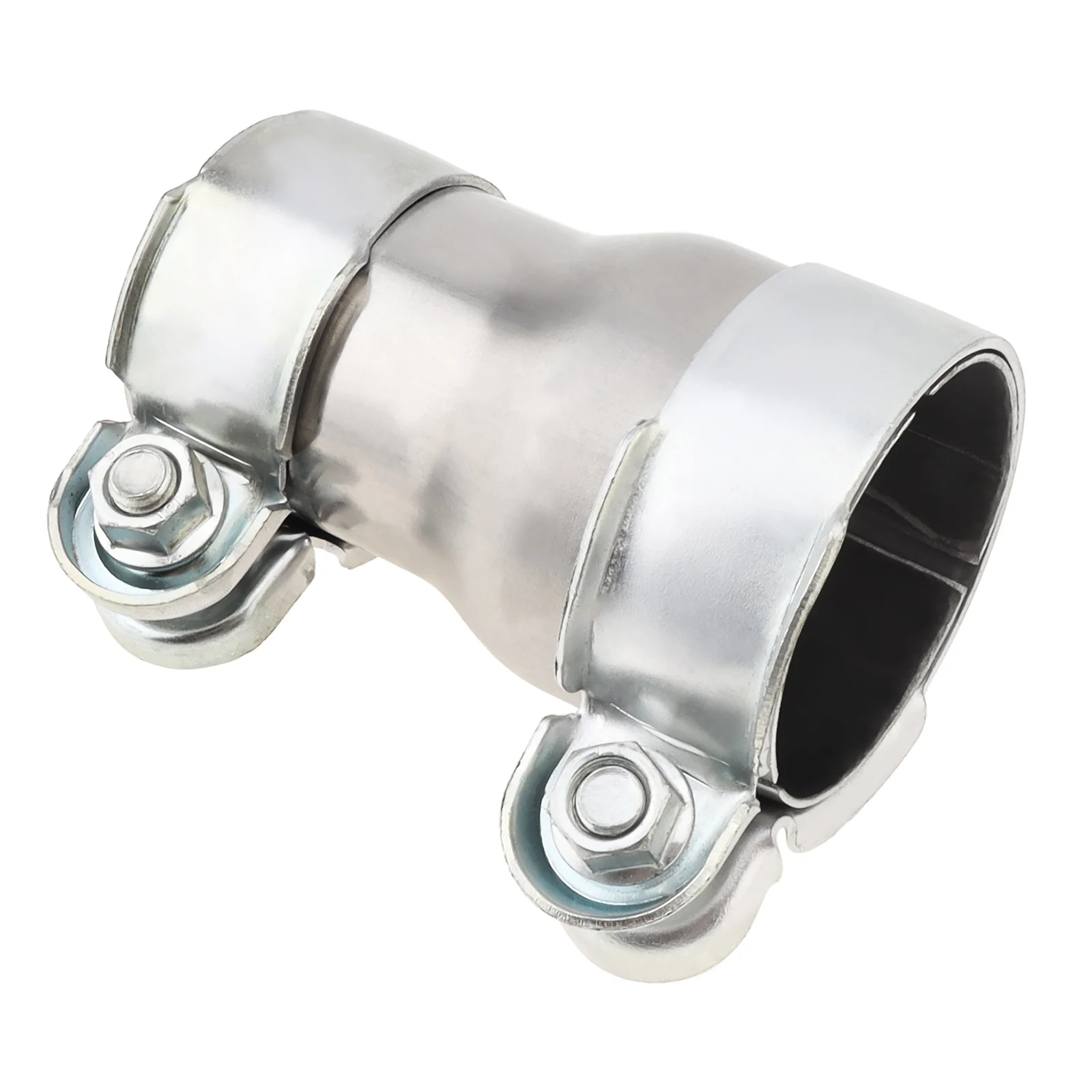 Adaptador reductor de escape 2 a 2,5″ acero al carbono – doble abrazadera - imagen 5