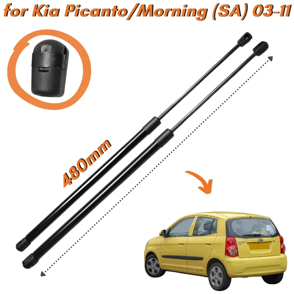 Amortiguadores de portón para Kia Picanto/Morning SA 2003-2011