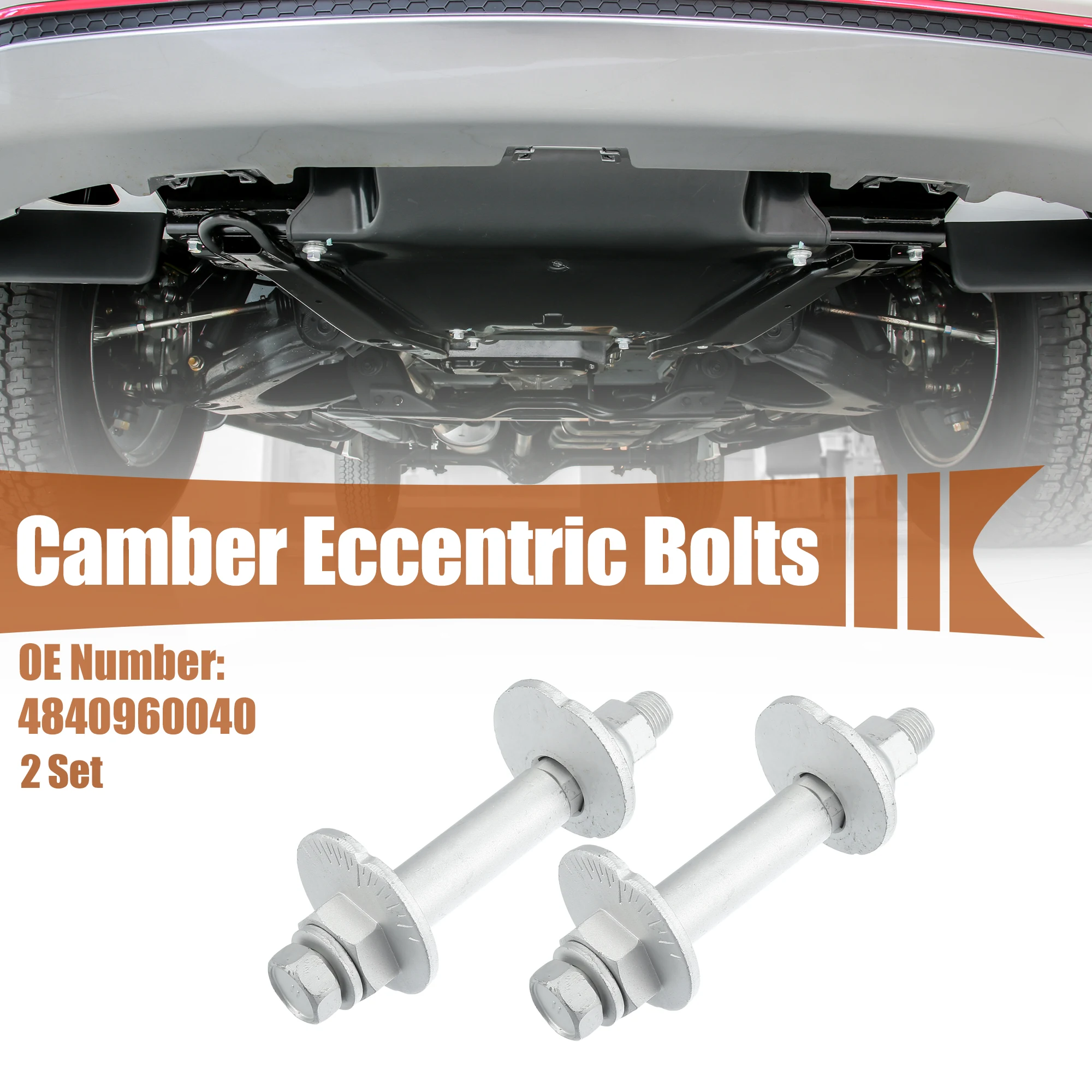 Pernos caída excéntrica alineación UXCELL para Toyota 4Runner y FJ Cruiser