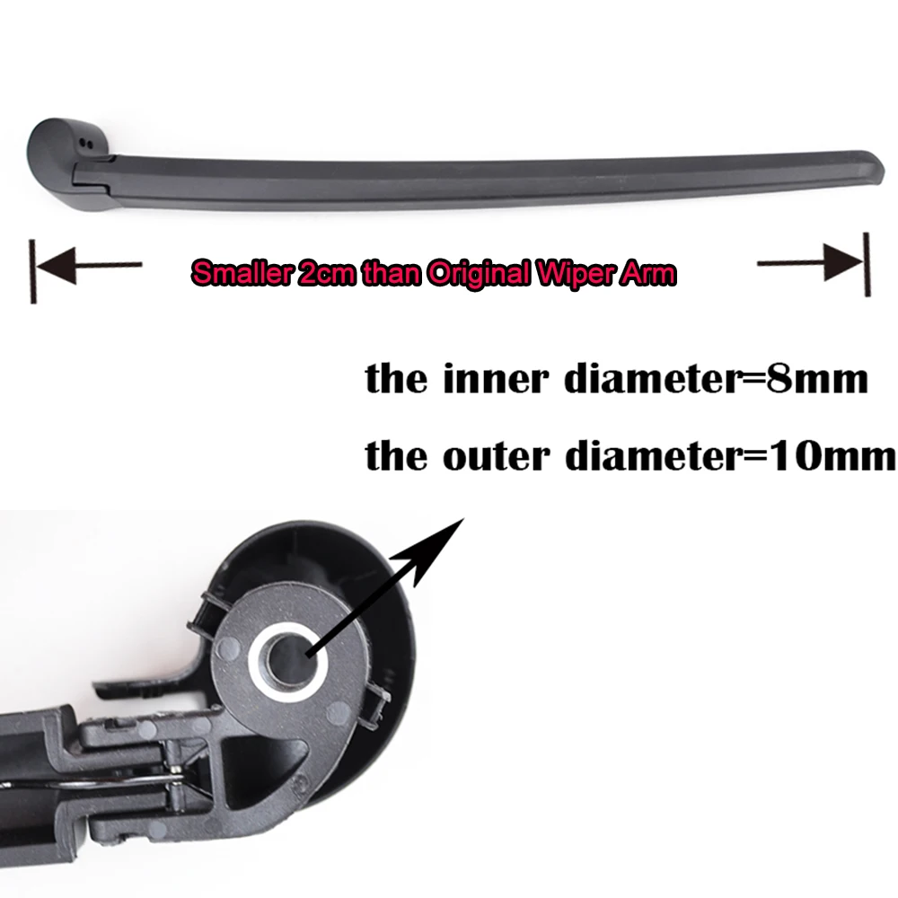 Brazo limpiaparabrisas trasero Audi A6 S6 RS6 C6 4F 2004-2011 - imagen 4