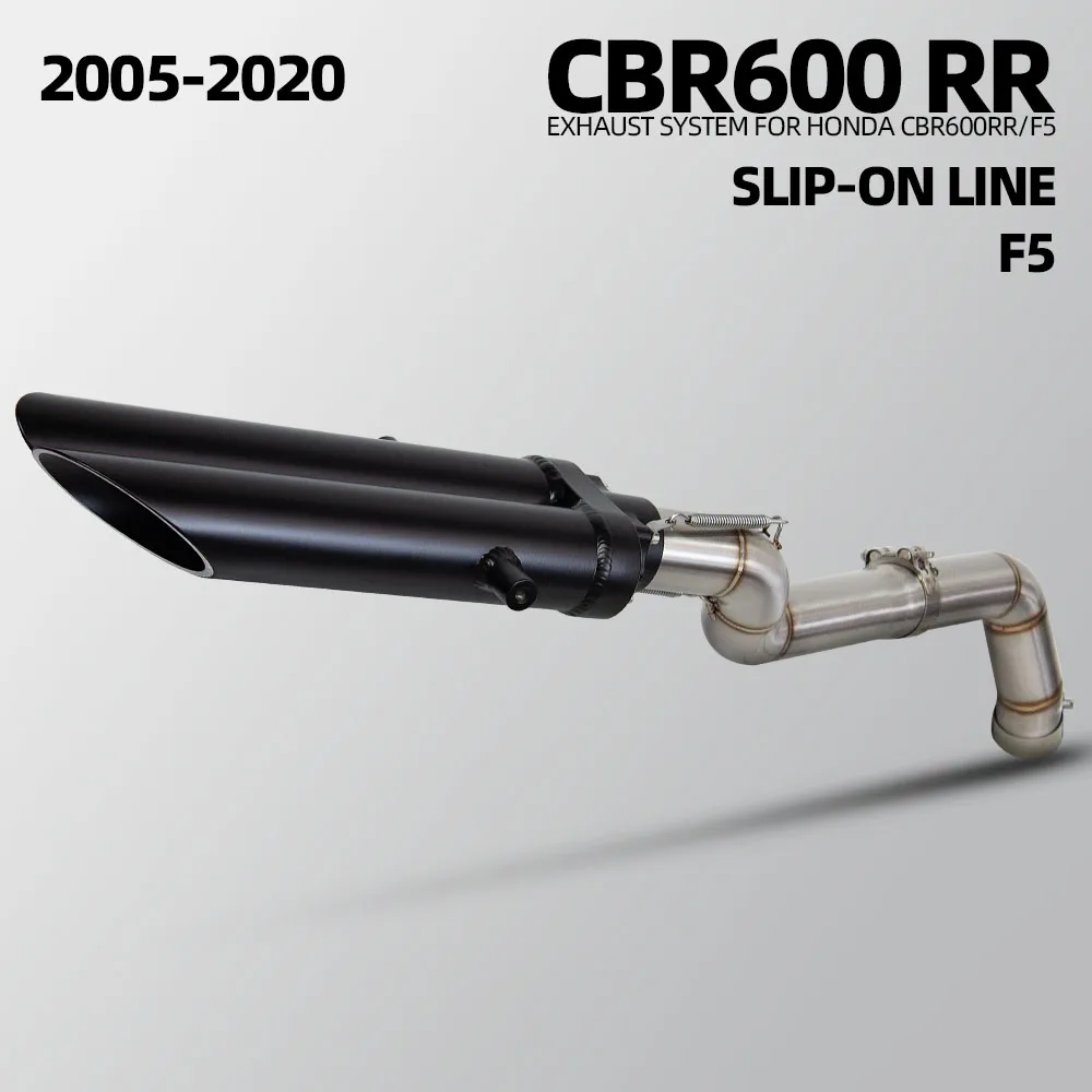 Silencioso de escape con DB Killer para Honda CBR600RR F5 2005-2020