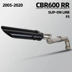 Silencioso de escape con DB Killer para Honda CBR600RR F5 2005-2020