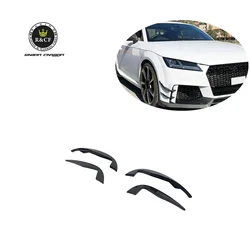 Audi TT RS parachoques frontal fibra de carbono con canards y aletas