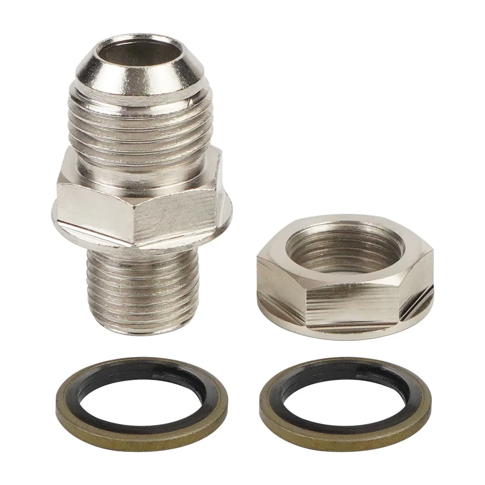Adaptador de retorno de aceite al cárter Turbo AN10 sin soldadura