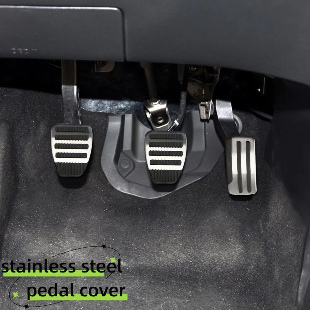 Pedales de acero inoxidable Nissan X-Trail T31 y Qashqai J10 - imagen 3