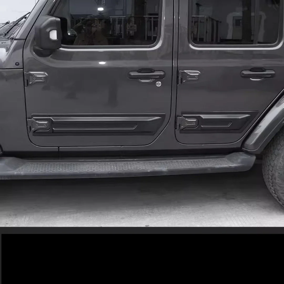 Protector de puerta negro mate ABS para Jeep Wrangler JL/JT 2018 - imagen 5
