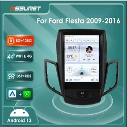 Autoradio Android 13 2DIN GPS Ford Fiesta MK7 2009-2016 Pantalla táctil