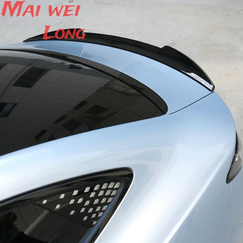 Para 2022-2024 BYD Seal EV DM-i tapa trasera de maletero de coche de carbono negro alerón de cola de pato alas accesorios de ajuste Exterior parte - imagen 4