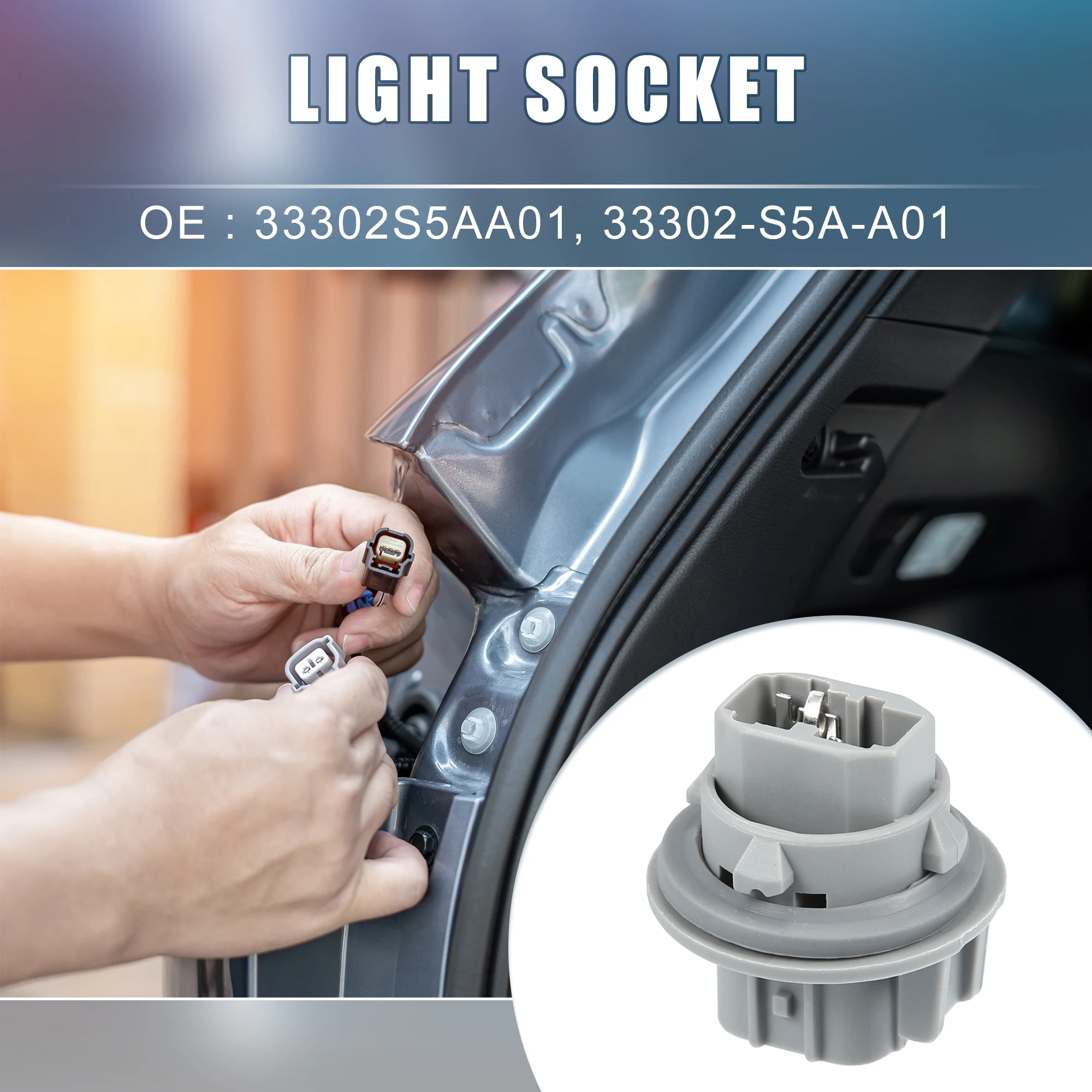 X Autohaux 33302S5AA01 Portalámparas intermitente Acura RDX - imagen 2
