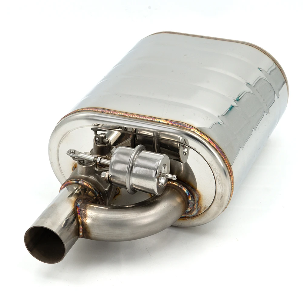 Silenciador escape con válvula de vacío control remoto universal - imagen 4