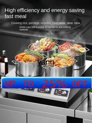 Cocina inducción comercial CX alta potencia – Placa cerámica multicabezal