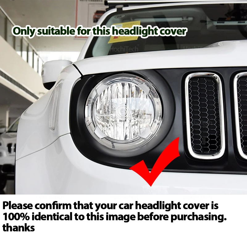 Carcasa faro delantero Jeep Renegade 2015-2018 transparente - imagen 2