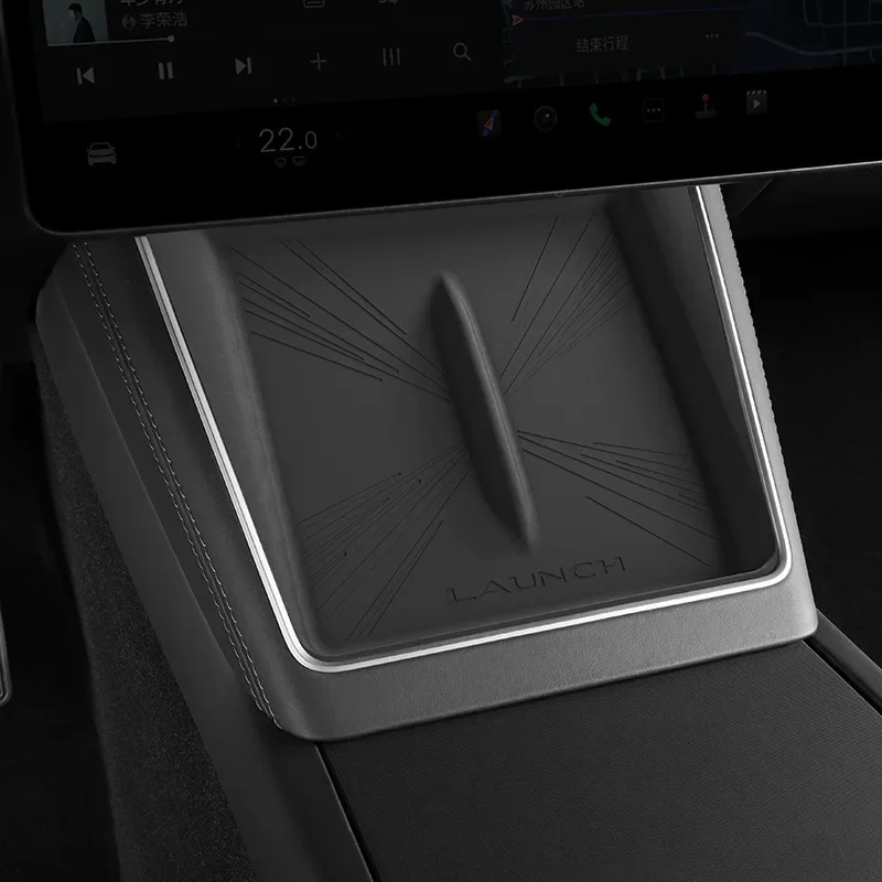Almohadilla silicona antideslizante carga inalámbrica Tesla Model Y Juniper - imagen 2