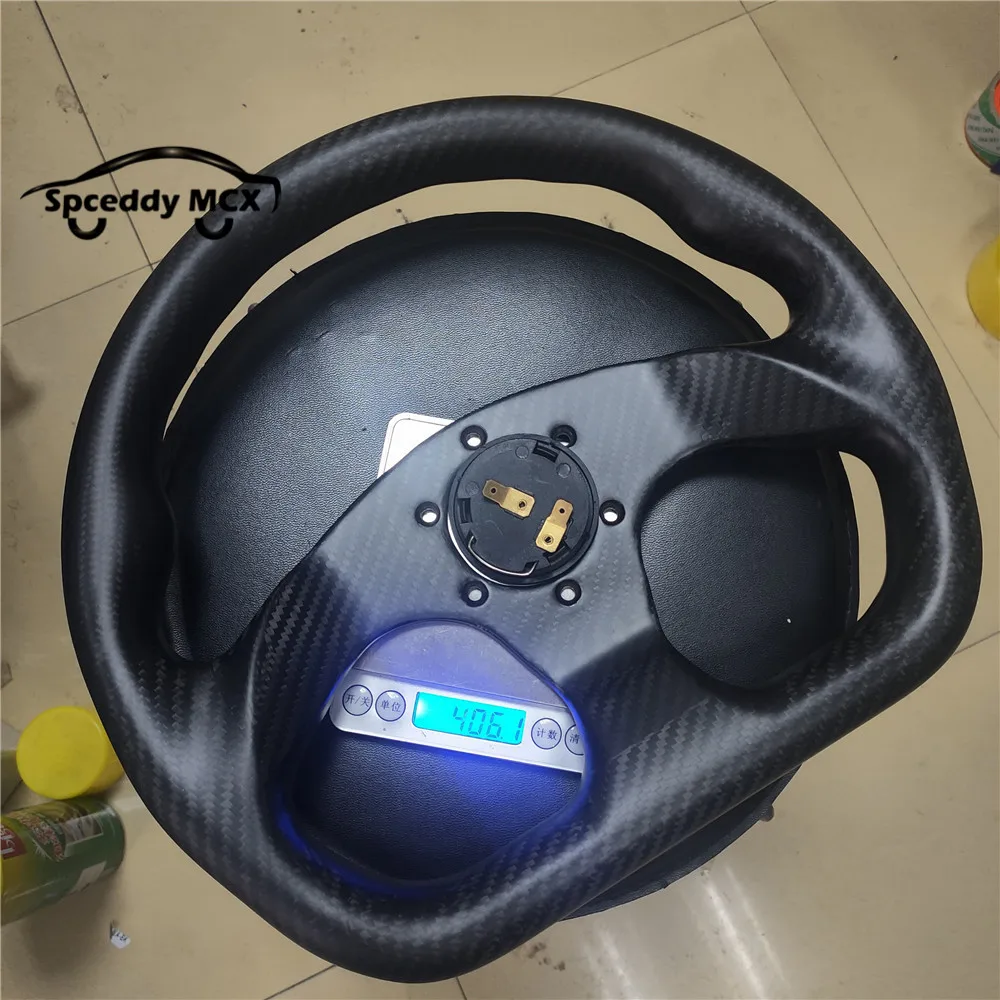 Volante de deriva JDM de carbono seco deportivo completo 100% de fibra de carbono Real en forma de D de 13 pulgadas 320mm - imagen 5