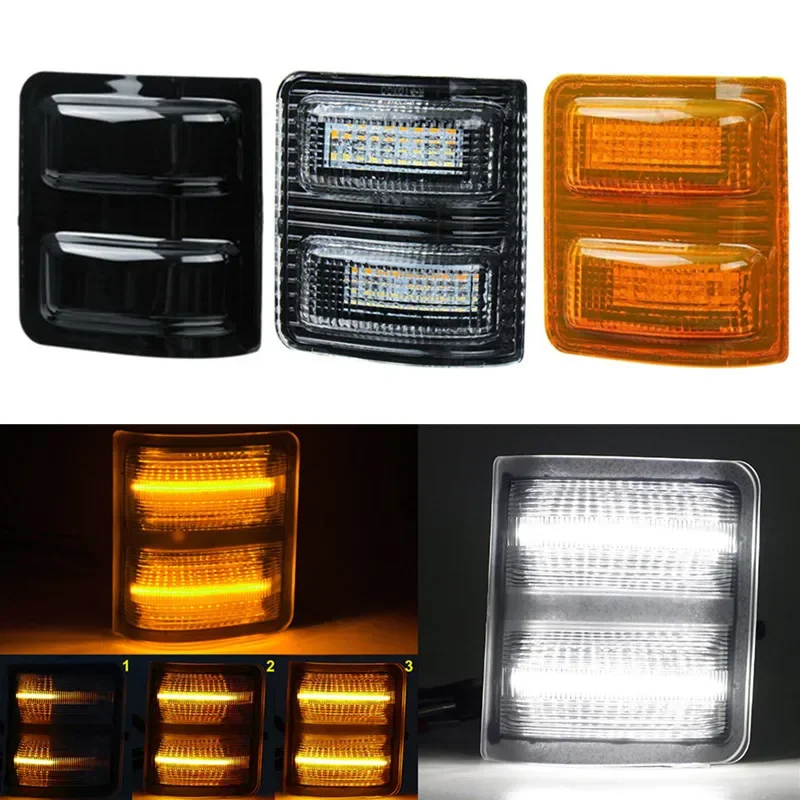 Luces LED espejo lateral direccional Ford F250-F350 2008-2016