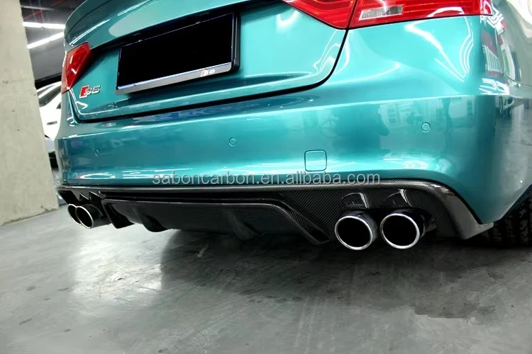 Difusor trasero fibra de carbono estilo REG – Audi S5 Coupe 13-16 - imagen 2