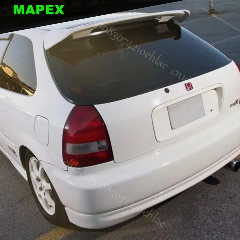 Alerón negro Honda Civic Hatchback 1996-2000 JDM R Style - imagen 3