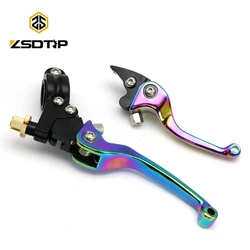 Palancas de freno y embrague coloridas para motocicleta Harley