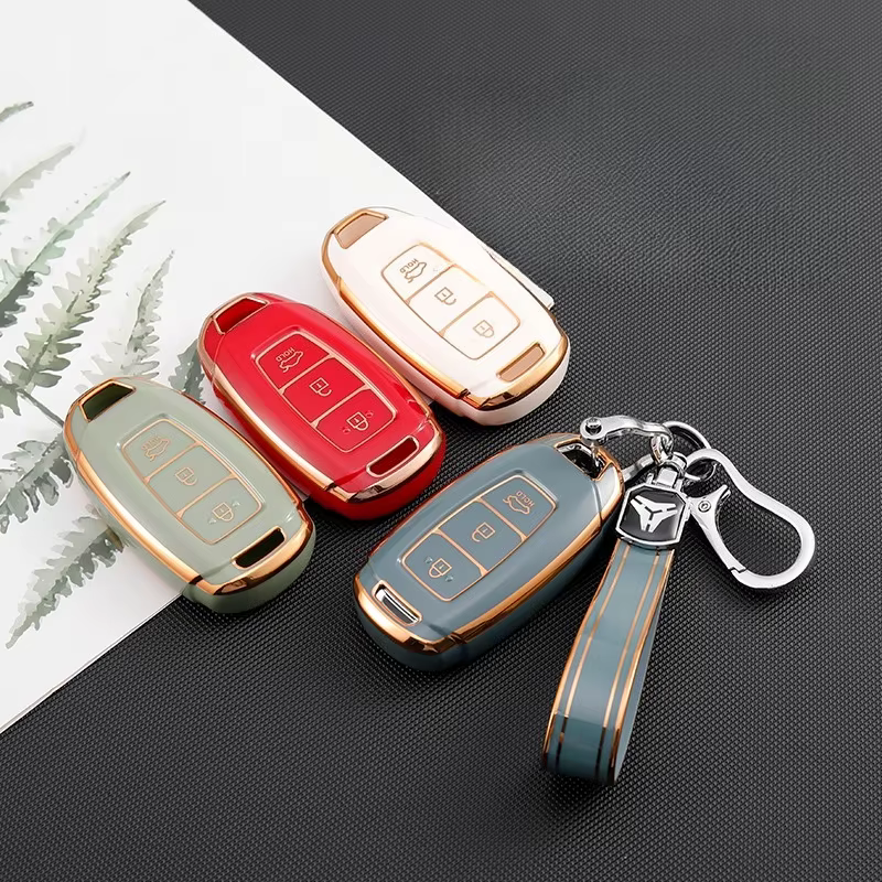 Funda de llave TPU para Hyundai i30, ix35, Kona y Santa Fe
