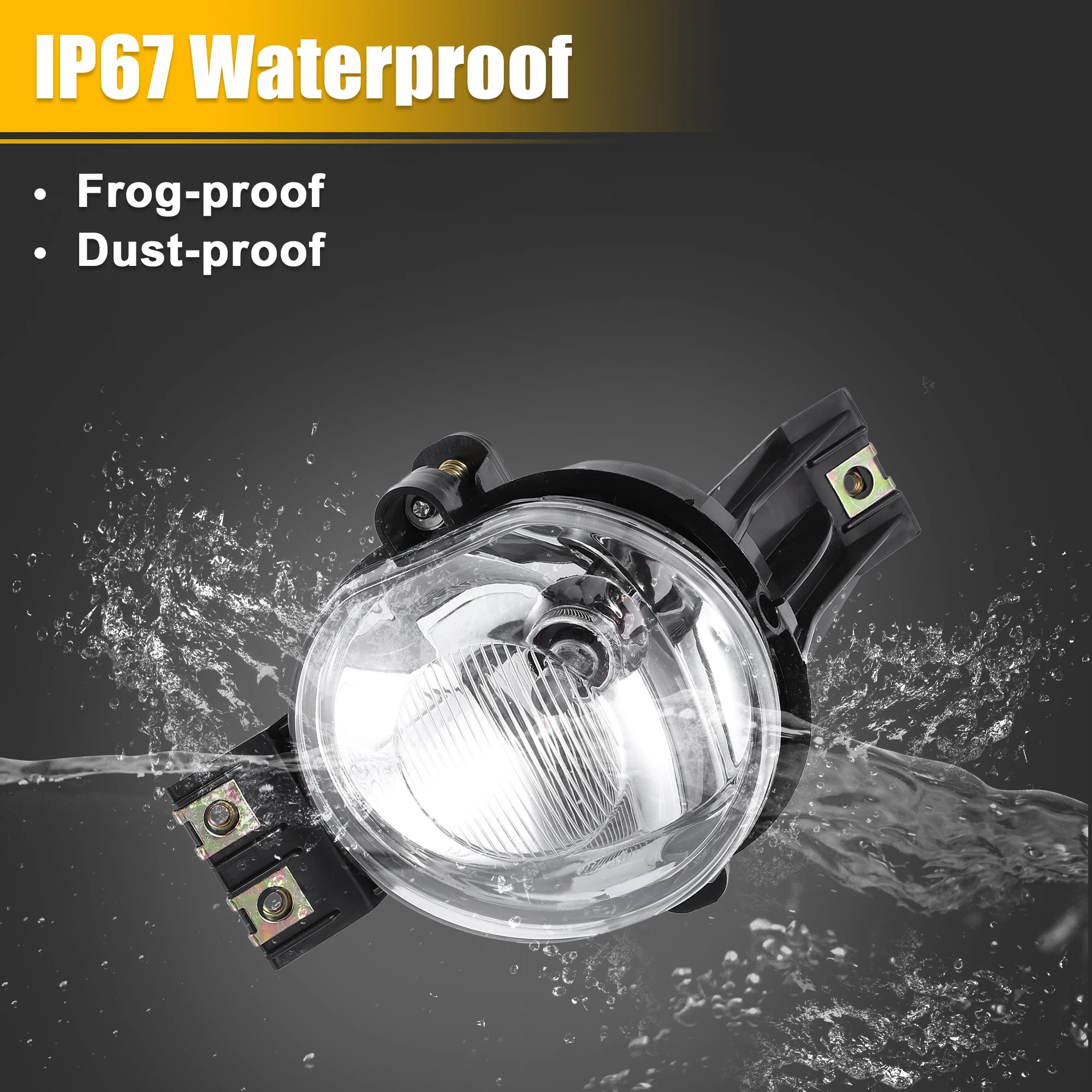 55077474AE Faros antiniebla transparentes Dodge Ram 1500/2500 - imagen 4