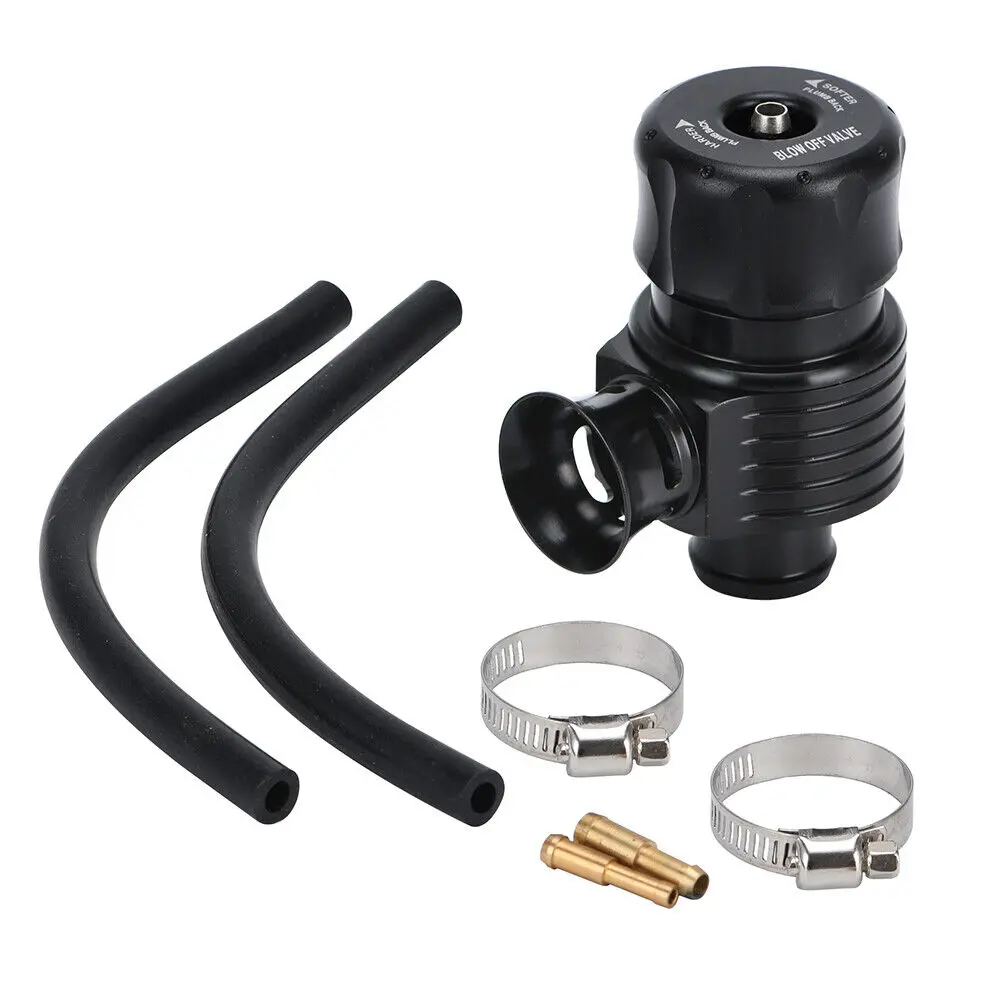 Válvula de descarga turbo BOV Supersonic ajustable 25 mm negra