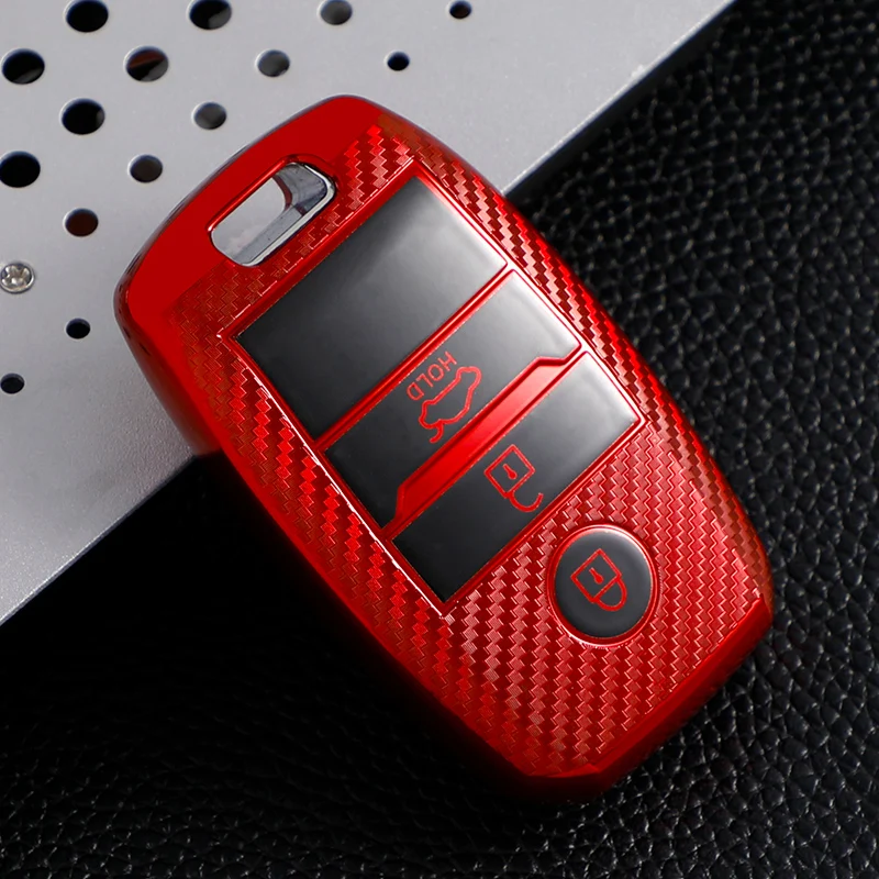 Funda de llave Kia TPU efecto carbono – Rio, Sportage y Ceed - imagen 5