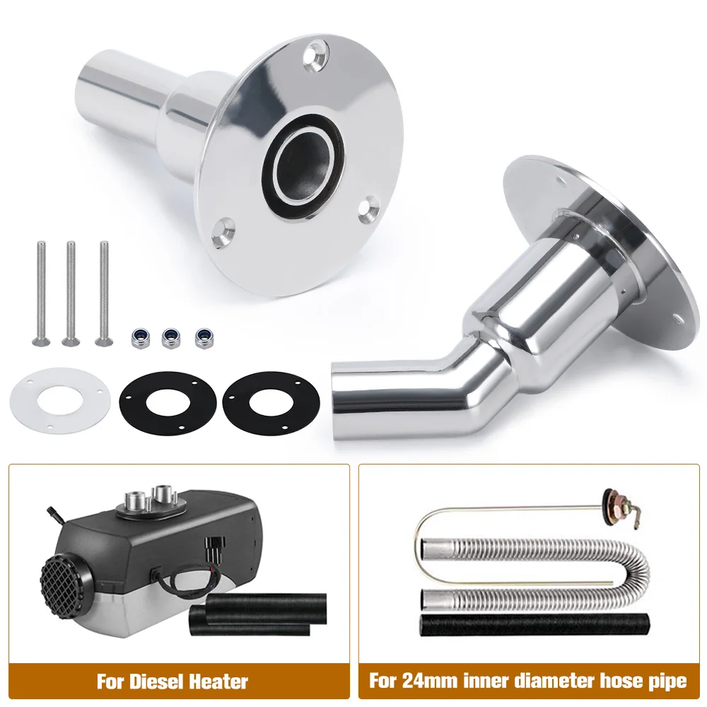 Conector tubo inox 316 para escape 24mm - barco, camión, coche - imagen 3