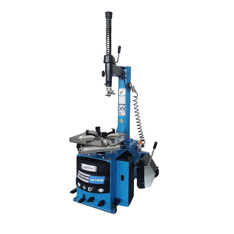 Desmontadora de neumáticos con abrazadera SM-CW48E para taller