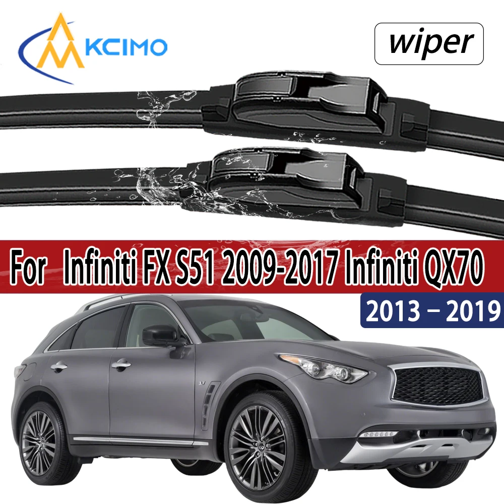 Escobillas limpiaparabrisas delanteras Infiniti FX S51/QX70