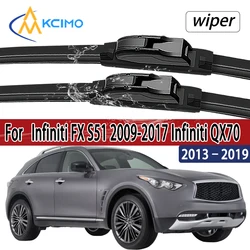 Escobillas limpiaparabrisas delanteras Infiniti FX S51/QX70